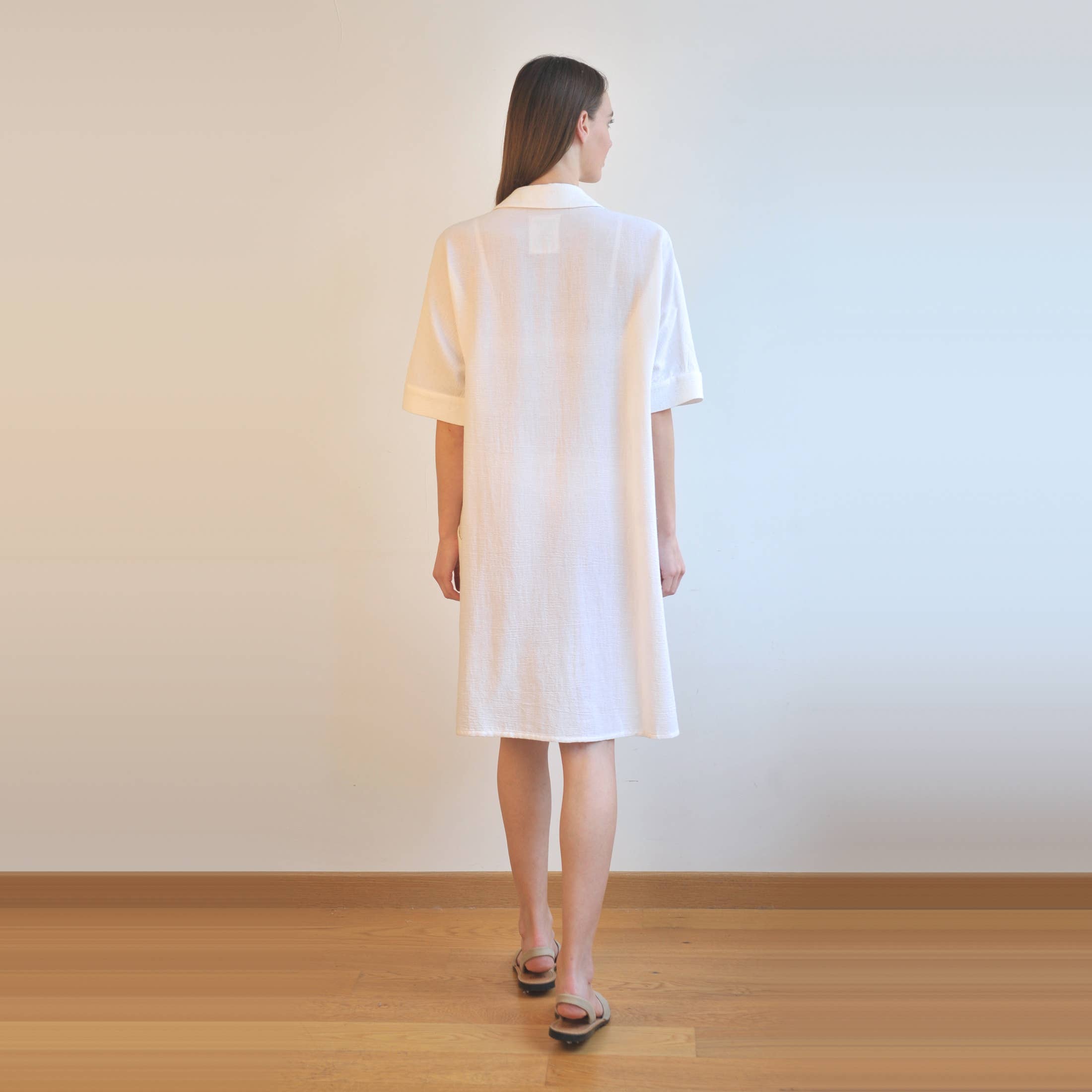 loom.ist – Vestido - Mulher por atacado – Vestido Camisa Mini Sile16