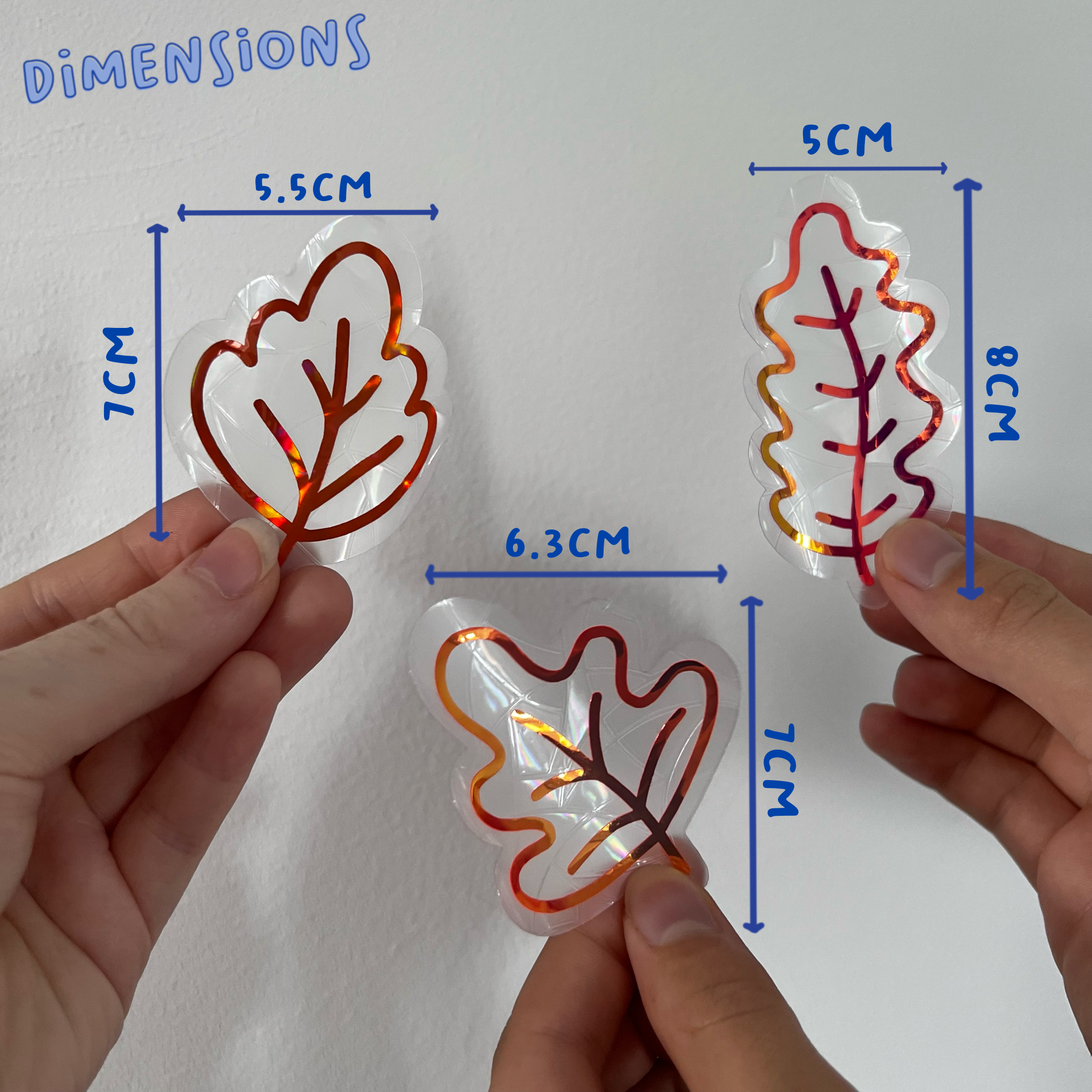 Poppodopolis - Wholesale Suncatcher - Mini Autumn Leaves Suncatcher Set2