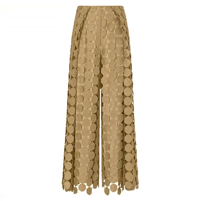 Productseeker - Wholesale Pants - Women's - PT006Y Tassel High-Waist Trousers - Spring Chic19