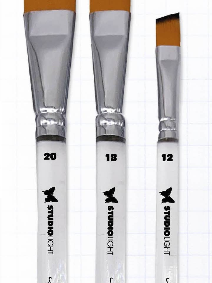 ABM Borstar Mjuk Nylon 80x298x12mm 1 PC nr.03 för wholesale av Ecstasy Crafts Distributing