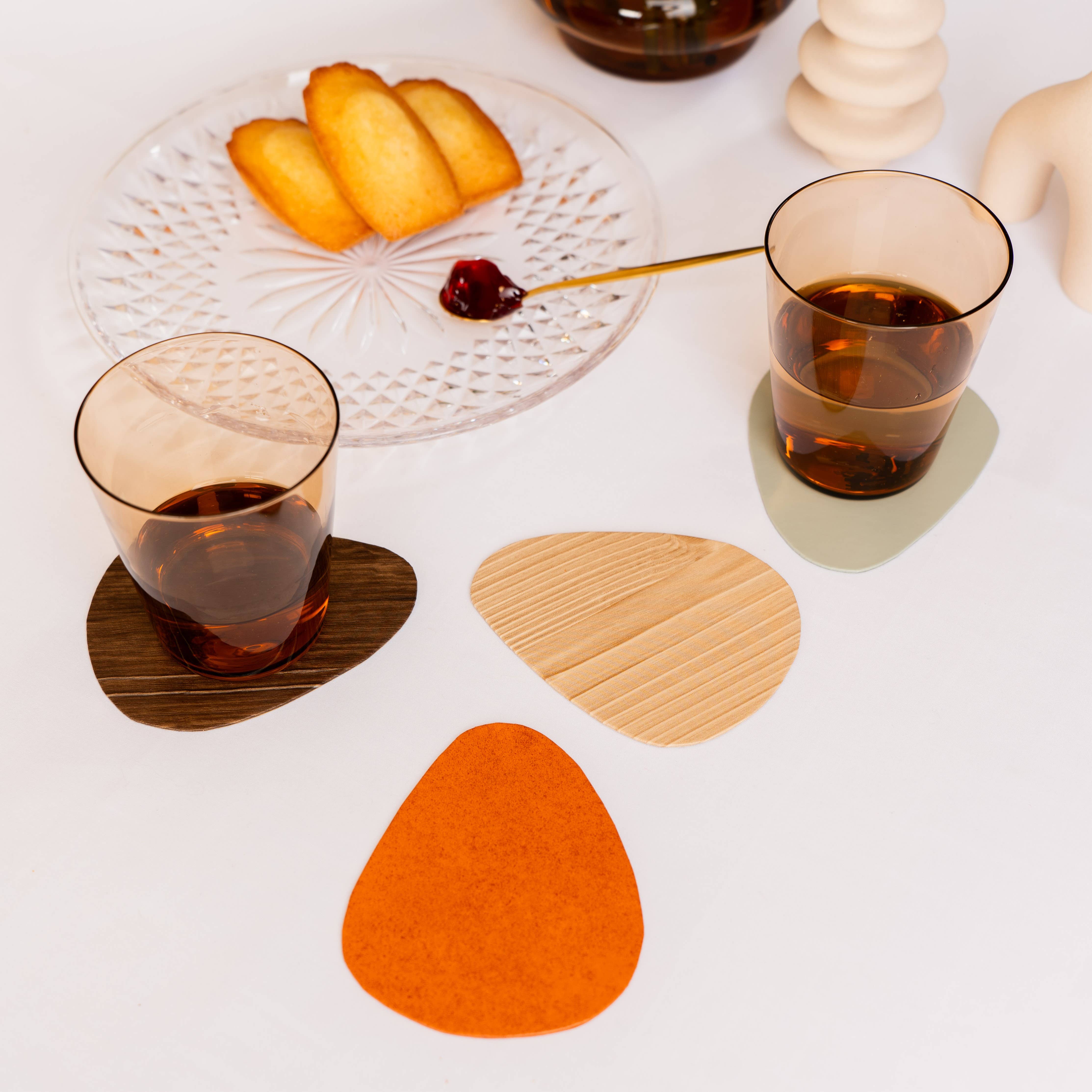 Leewalia – wholesale Underlägg – PEBBLE Underläggsset, 4-pack1