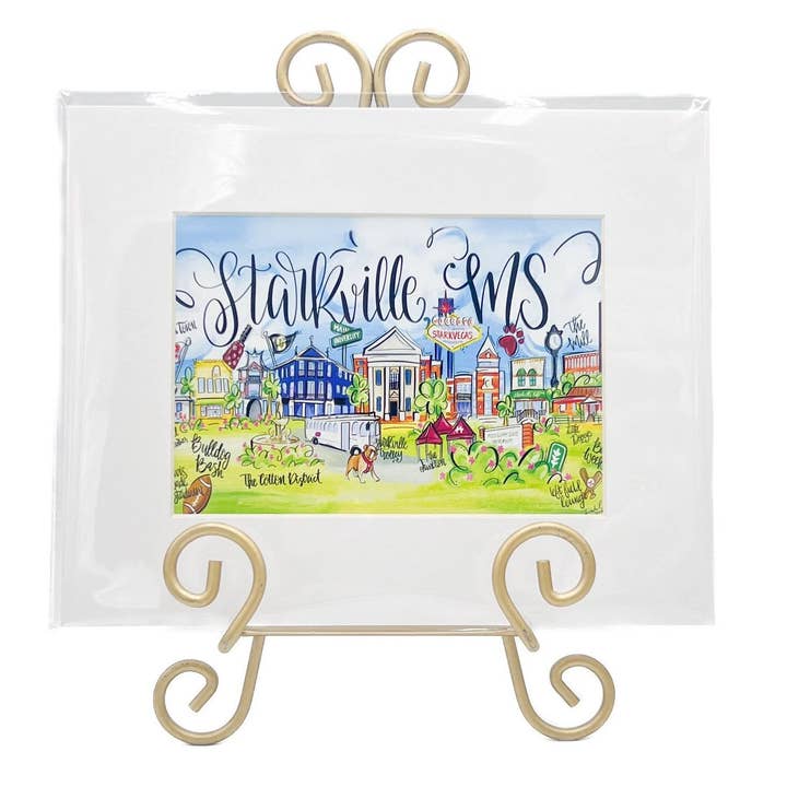 Impresión de Arte de la Escena de Starkville para venta al por mayor de Rachel Brooks Design, LLC