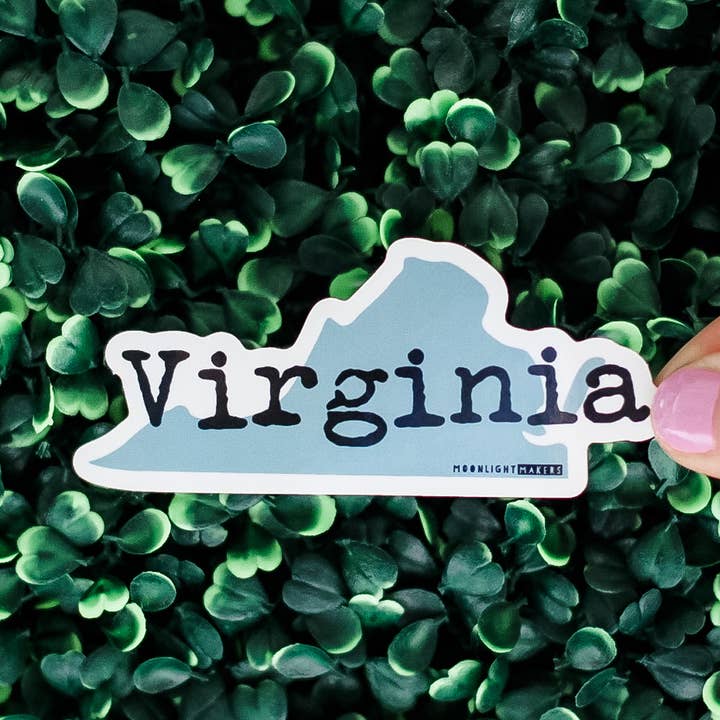 Virginia - 12 Stickers - CLOSEOUT SALE for wholesale by Moonlight Makers