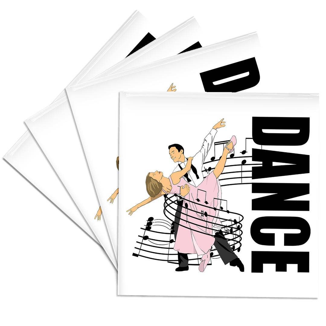 3dRose - Vendita all'ingrosso Sottobicchiere - 3dRose, Partner di danza che ballano avvolti nella musica, per l'amore della danza., Sottobicchiere0