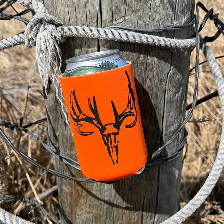 MONTANA WHITETAIL BUCK KOOZIE for wholesale by Back Road Designs