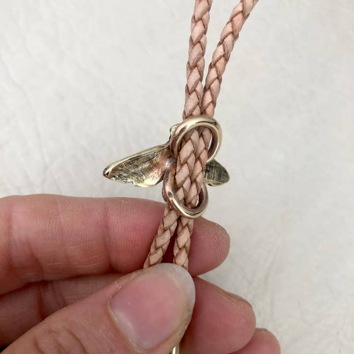 HELIOTROPE - Wholesale Woven Necklace - Bee Bolo Tie7