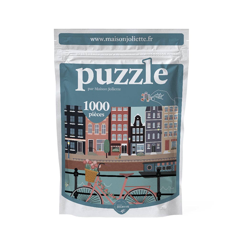 Maison Joliette - Wholesale Puzzle - Adult - Puzzle 1000 pieces Let's pedal along the water21