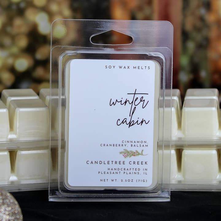 Winter Cabin Wax smälter för wholesale av Candletree Creek