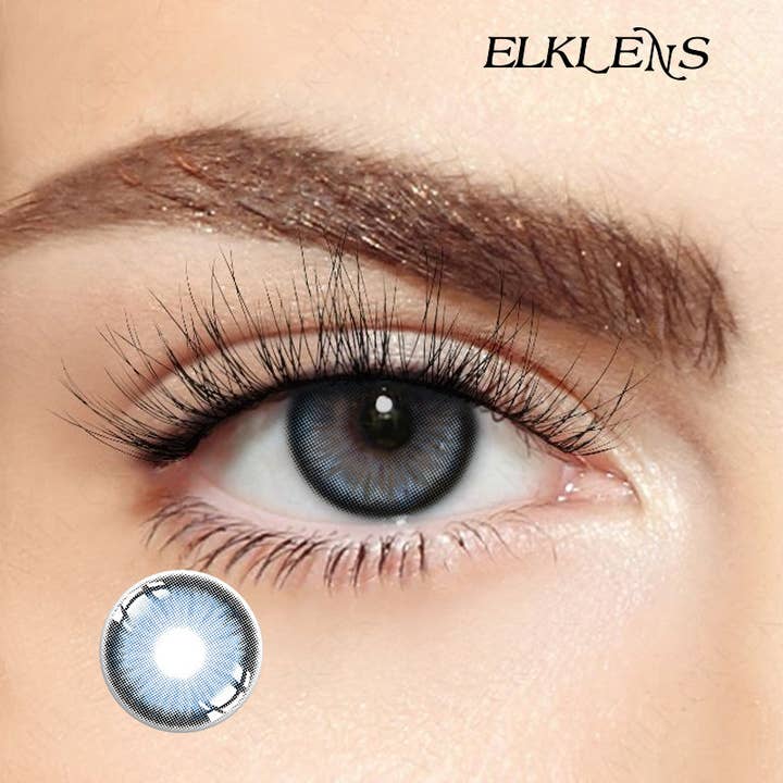 Prescrição de contato colorido ELKLENS Diamond Sugar Blue por atacado de ELKLENS