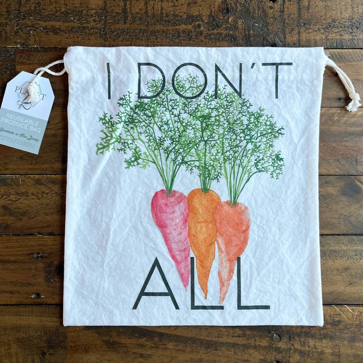 Sac à fruits et légumes - I Don't Carrot All pour la vente par Planet B, Inc.