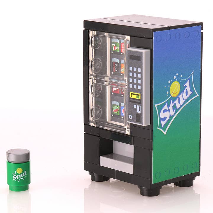 B3 Customs - Wholesale Building Set - Kids - Custom LEGO Stud Soda Vending Machine