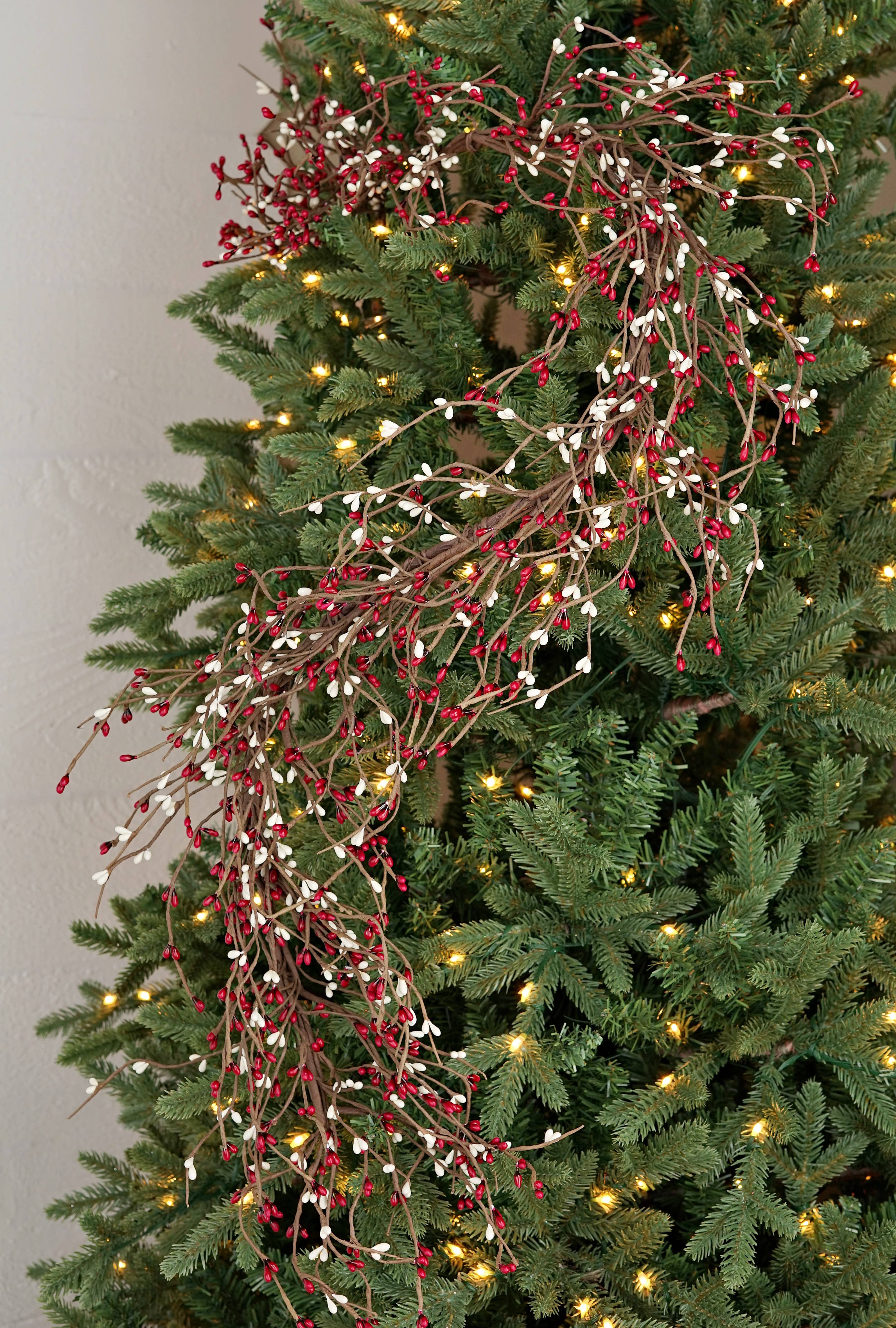 Holiday Depot Inc. - Wholesale Bunting/Garland - ISB13000BC- 4.5ft Pips Garland-Burgundy Cream5