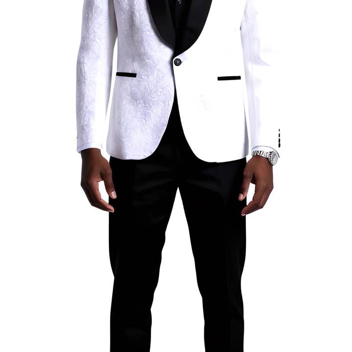 Ferrecci Men's Blanco Vested White Paisley Wedding & Prom Tuxedo and other Purchase Wholesale comprare profumi. Free Returns & Net 60 Terms on Faire trending on Faire.