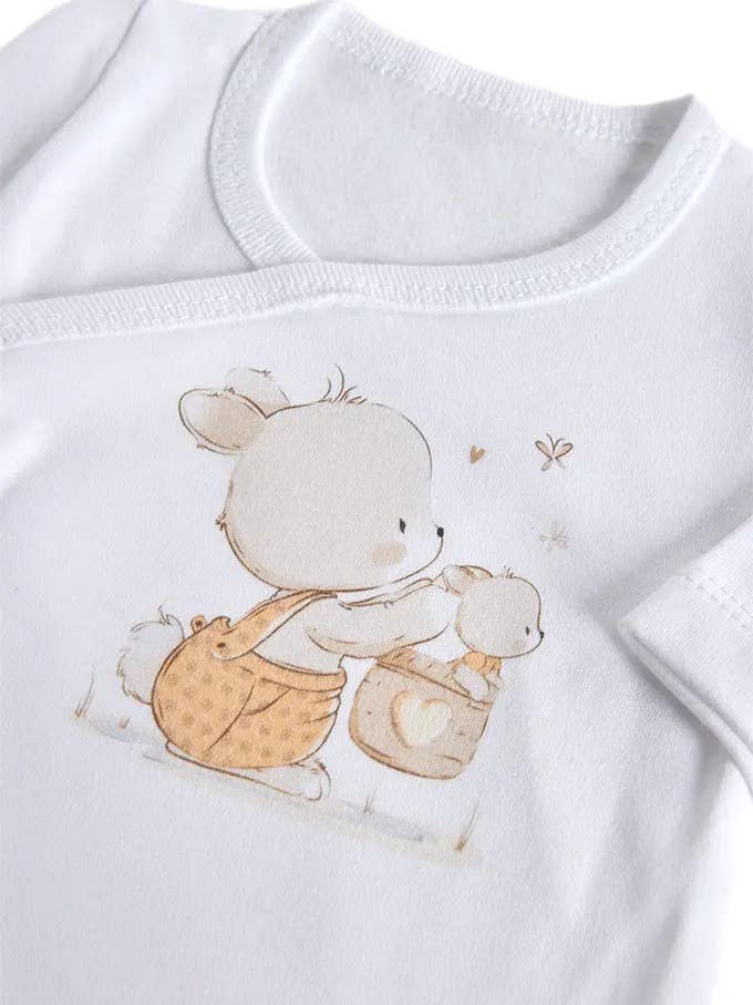 Amorim Gerações, LDA - Wholesale Bodysuit Set - Baby - 4-Piece Set Printed Bunny in the Basket 0770s3
