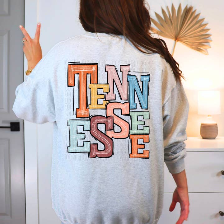 K and M Designs - Wholesale Sublimation Transfer - Boho Tennessee DTF Transfer0