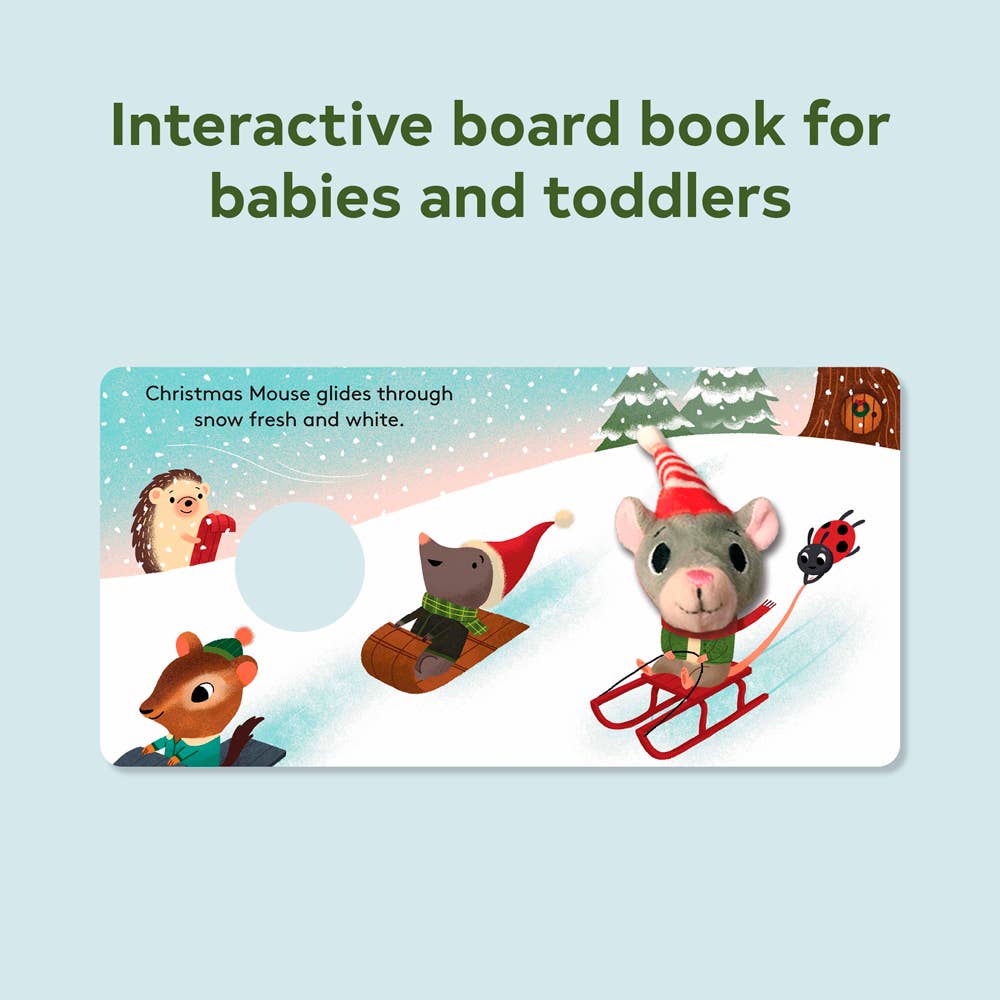 Chronicle Books - Wholesale Baby & Toddler Book (0-2) - Christmas Mouse: Finger Puppet Book6