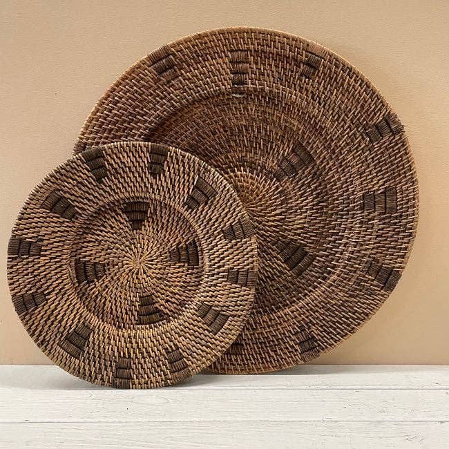 ByBazz – Engroshandel 3D-vægkunst – Rotan væghængt dekoration 35 cm6