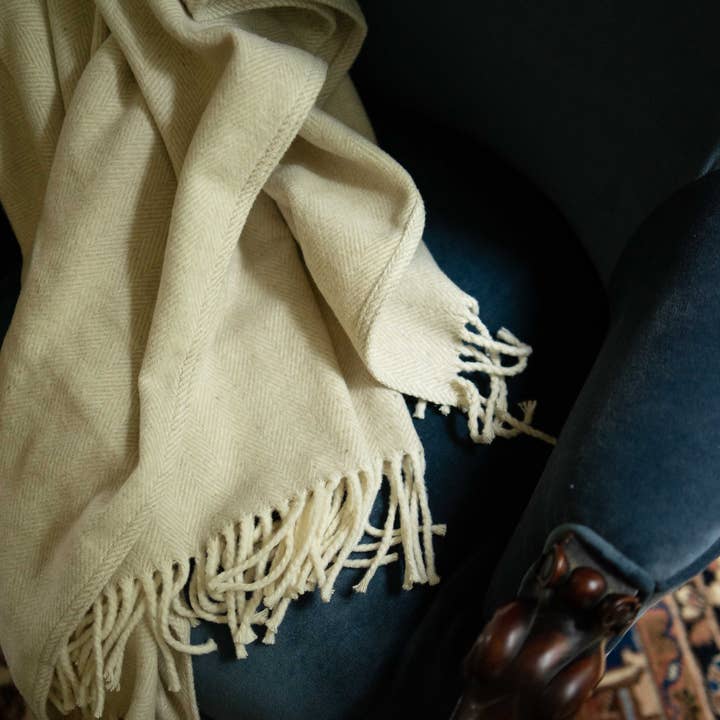 Evangeline Linens - Wholesale Throw Blanket - NEW! Cotton Herringbone Throws14