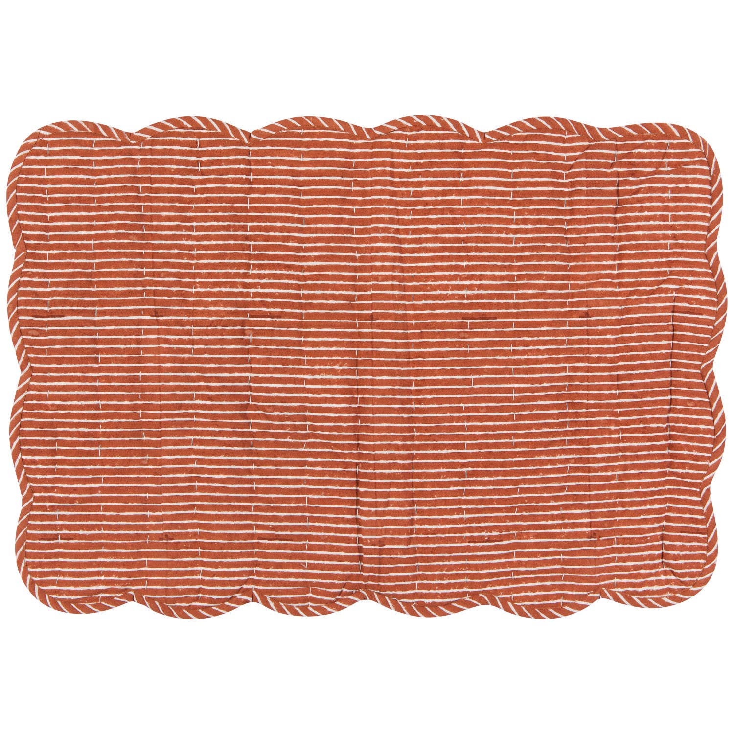 Danica Heirloom - Wholesale Placemat - Dahlia Block Print Kantha Placemat2