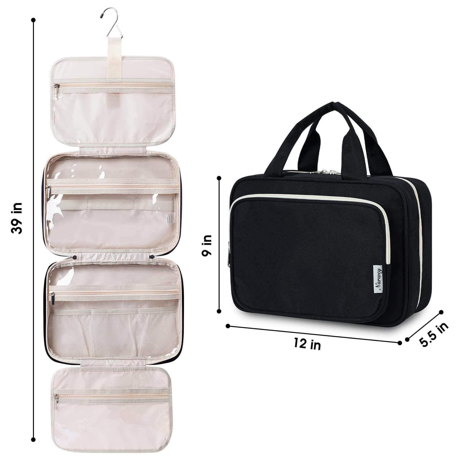 wandf - Wholesale Toiletry Bag - Women's - Large Capacity Waterproof Hanging Toiletry Bag Travel Bag3