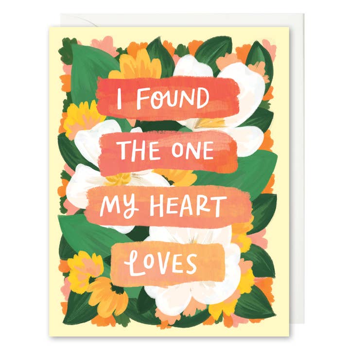 I Found The One My Heart Loves Card for wholesale by Selah Paper