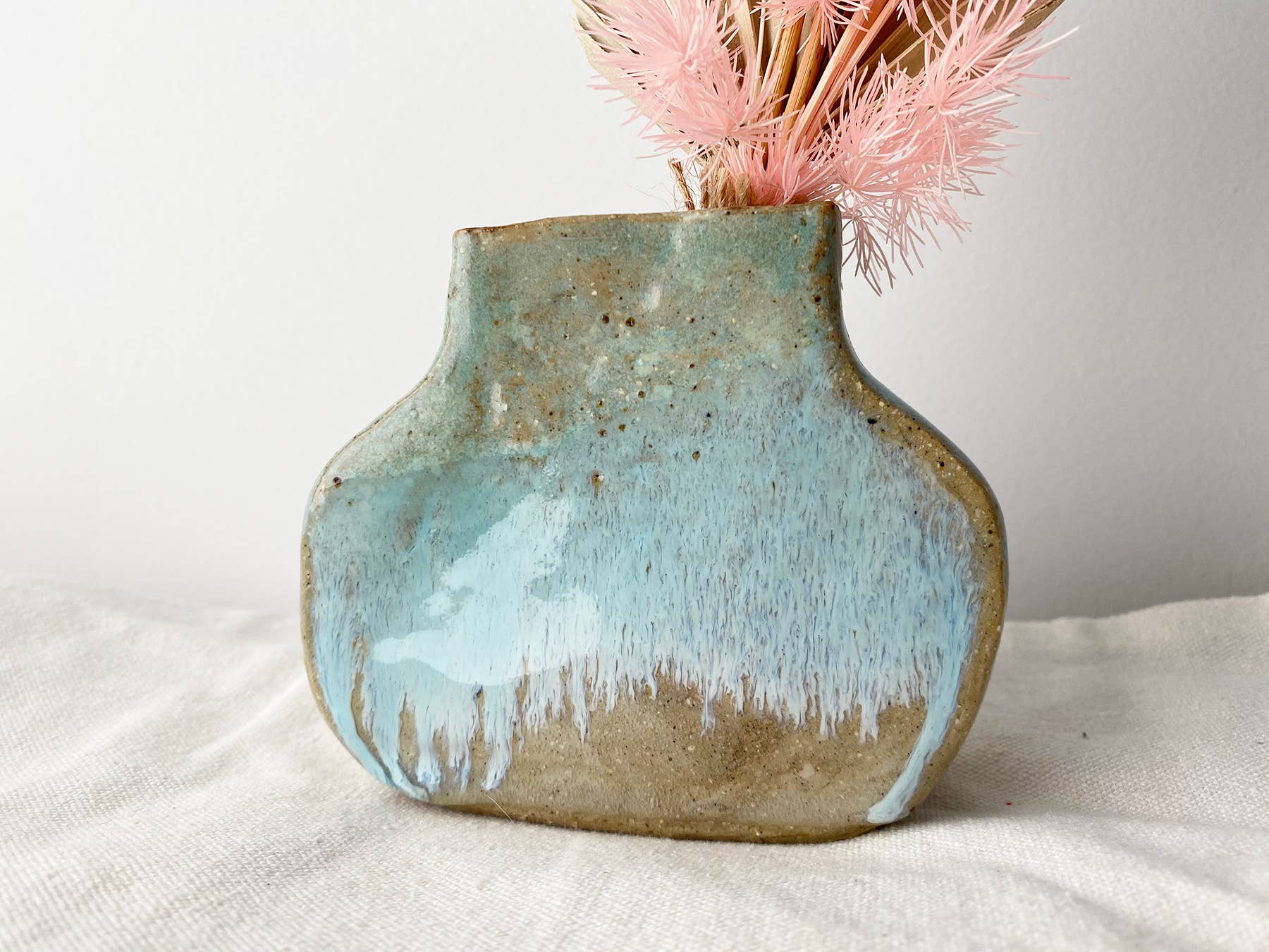 Eli.C Studio – wholesale Vase – Flat Vase - Honeymoon Bay Ceramic2