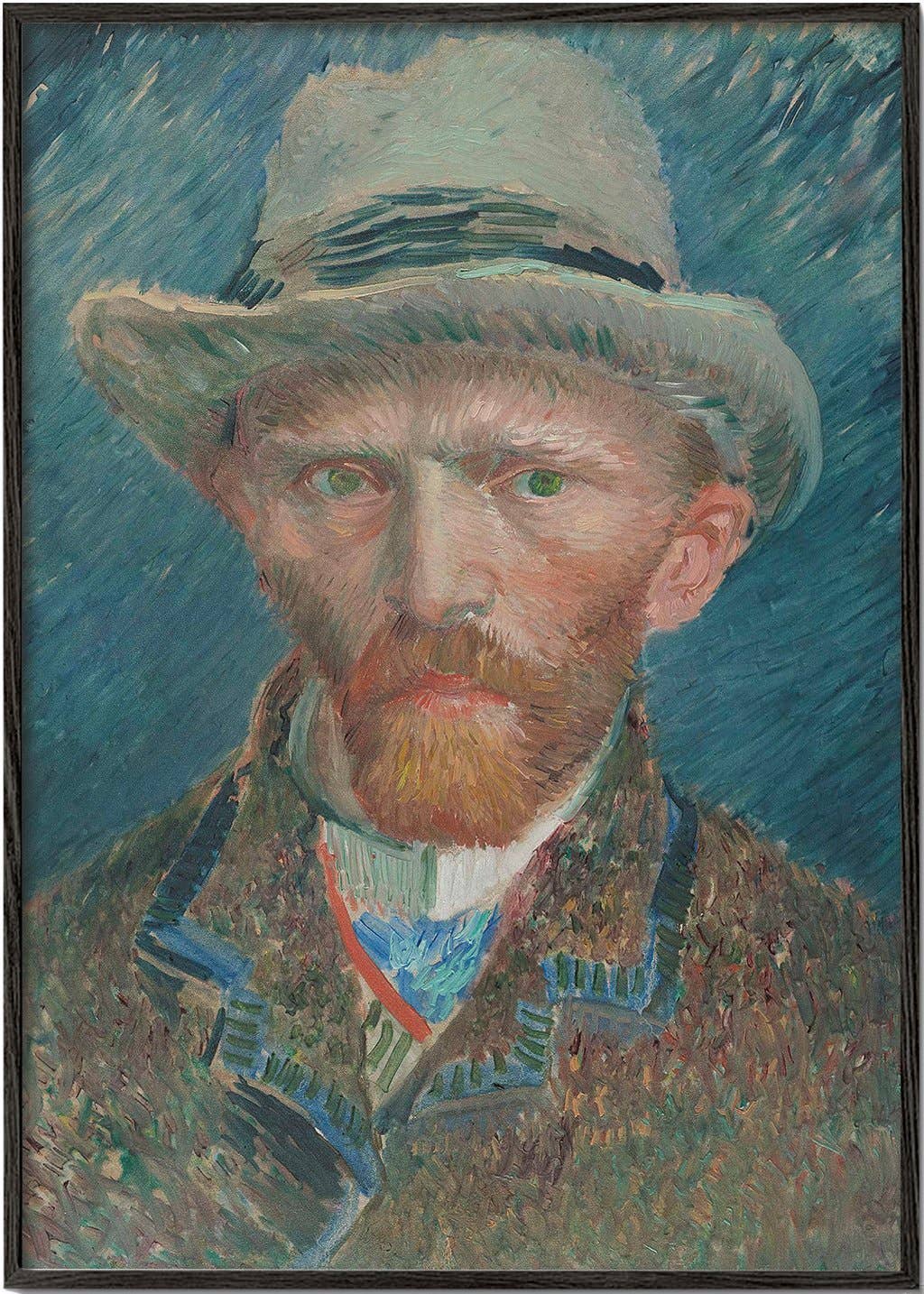 Artesta – Großhandel Poster – Selbstporträt mit grauem Filzhut - Van Gogh 30