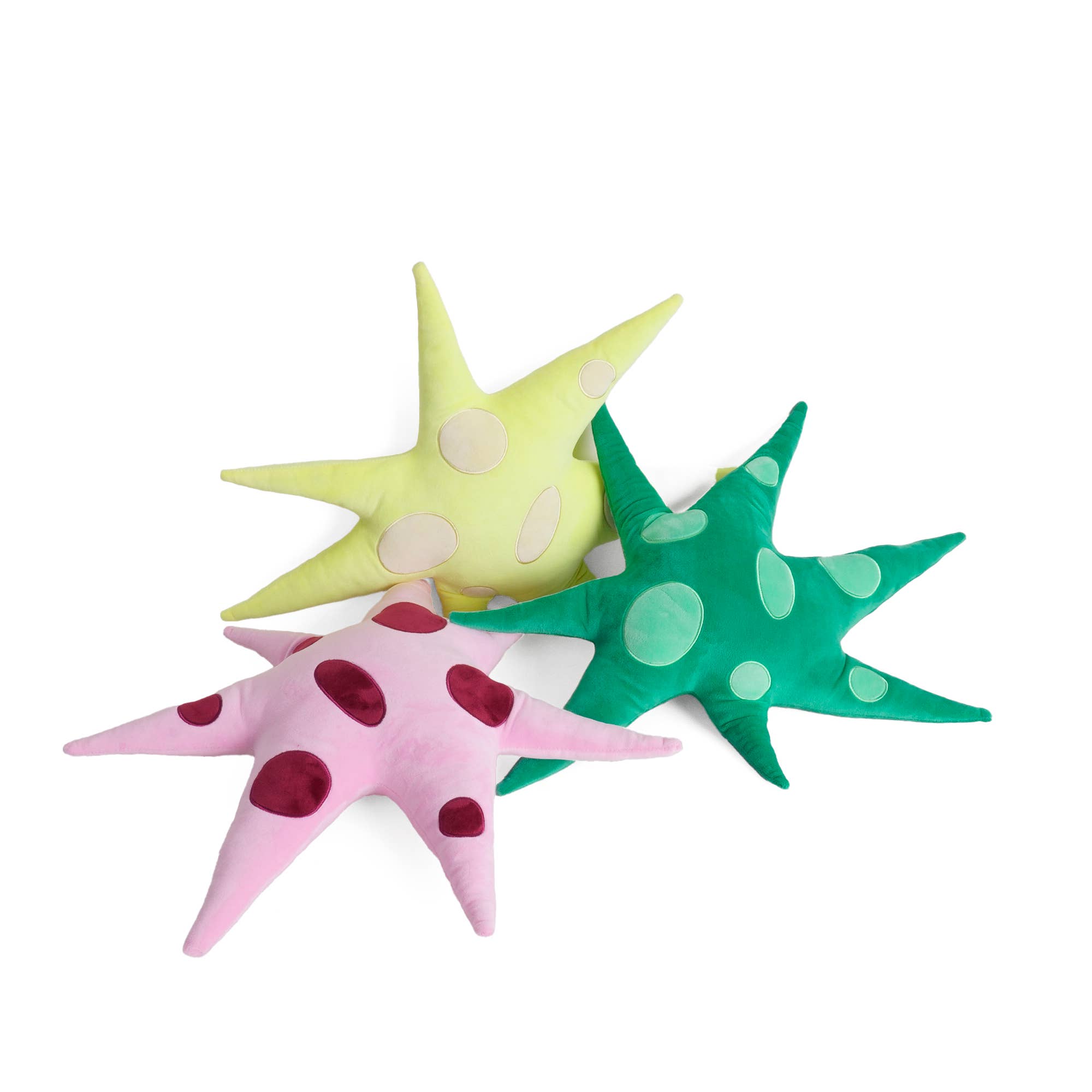 Helio Ferretti - Wholesale Throw/Decorative Pillow - LIME POLAR STAR  CUSHION HF2