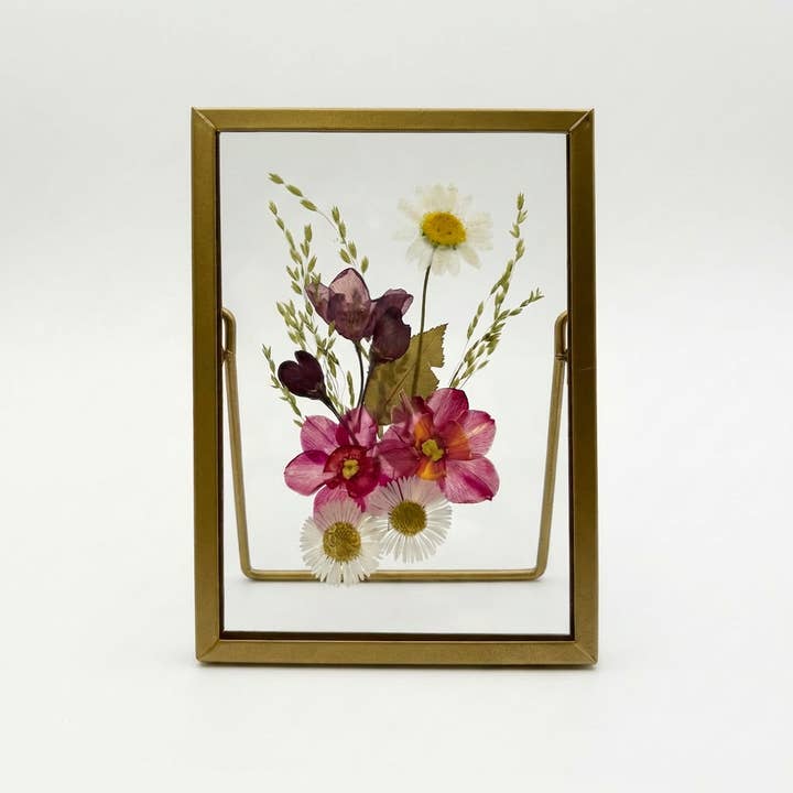 Sunnie Lane - Wholesale Desk/Tabletop Sign - Real Pressed Flower Frame - Beautiful Flower Art27