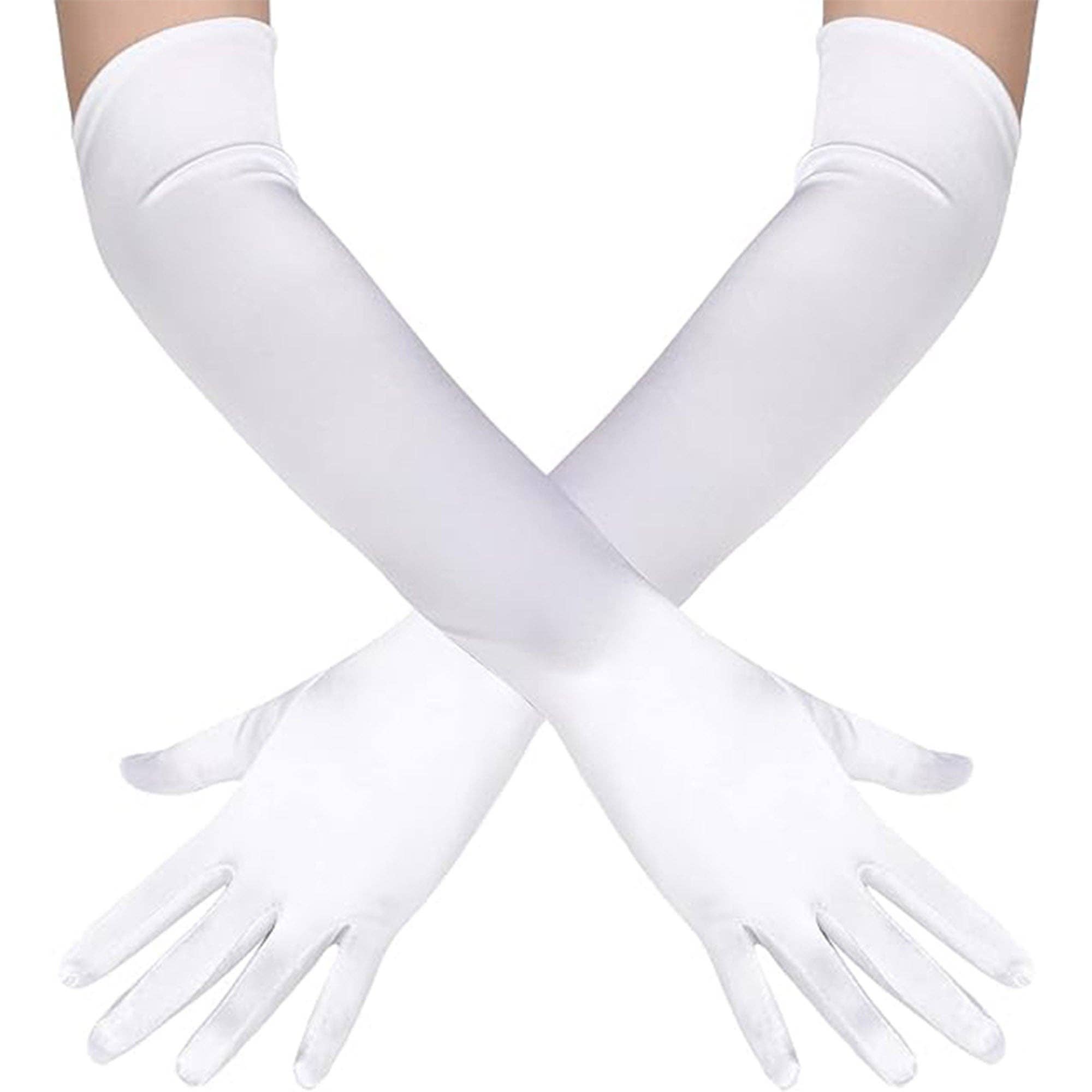 TAPA fashion - Wholesale Gloves – Women's - Satin 18 Inch Long Gloves FG528-12BL (12pc)14
