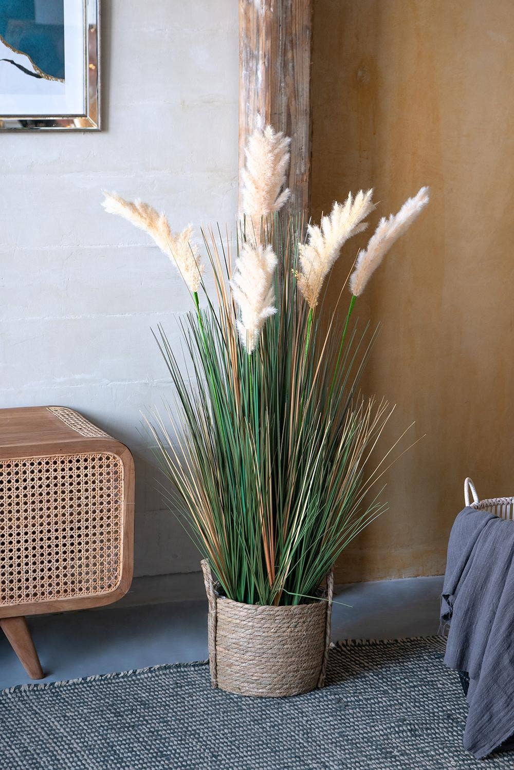 A&B Home Group Inc. - Wholesale Artificial Plant - D14x45"H Potted Pampas Grass Plant2