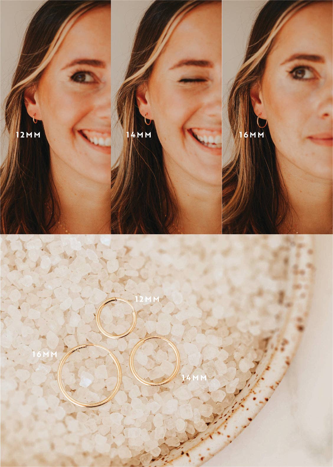 Hello Adorn - Wholesale Hoop Earrings - Endless Hoops | 14kt Gold Fill + Sterling Silver7