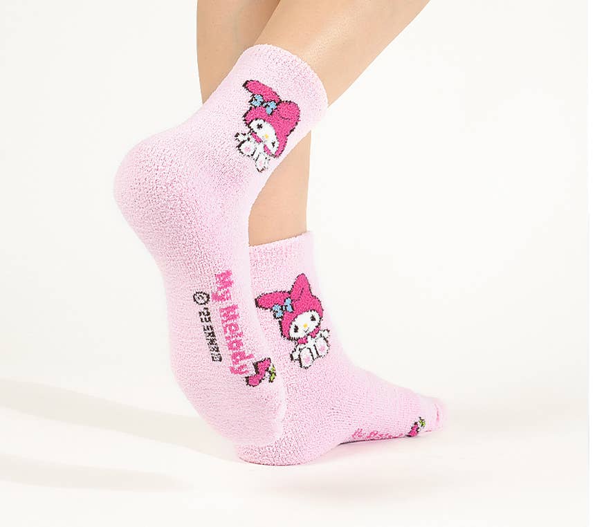 K-Wonderland - Wholesale Socks - Women's - Sanrio Characters ultra-soft cozy warm Sleeping Socks1