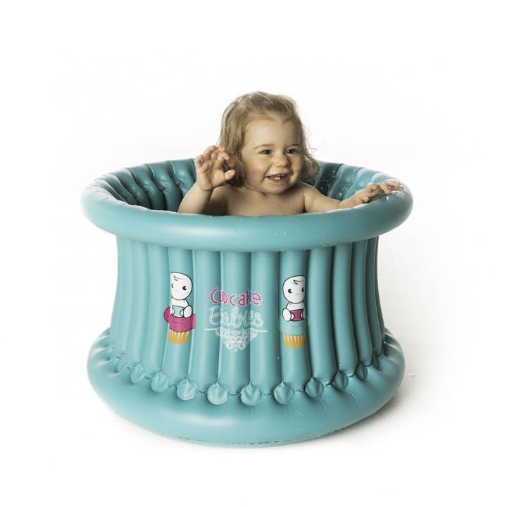 ALOHA KIDS – wholesale Uppblåsbar leksak - Barn och baby – Uppblåsbar pool BIG Turkos + Pump (1-6 år)