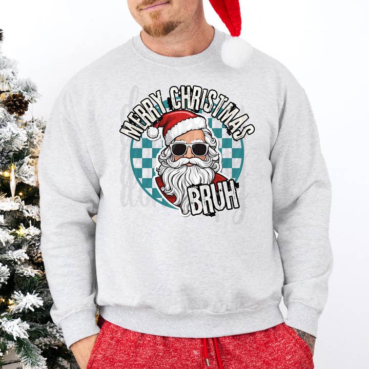 Merry Christmas Bruh DTF Heat Transfer for wholesale by Trendy Transfers