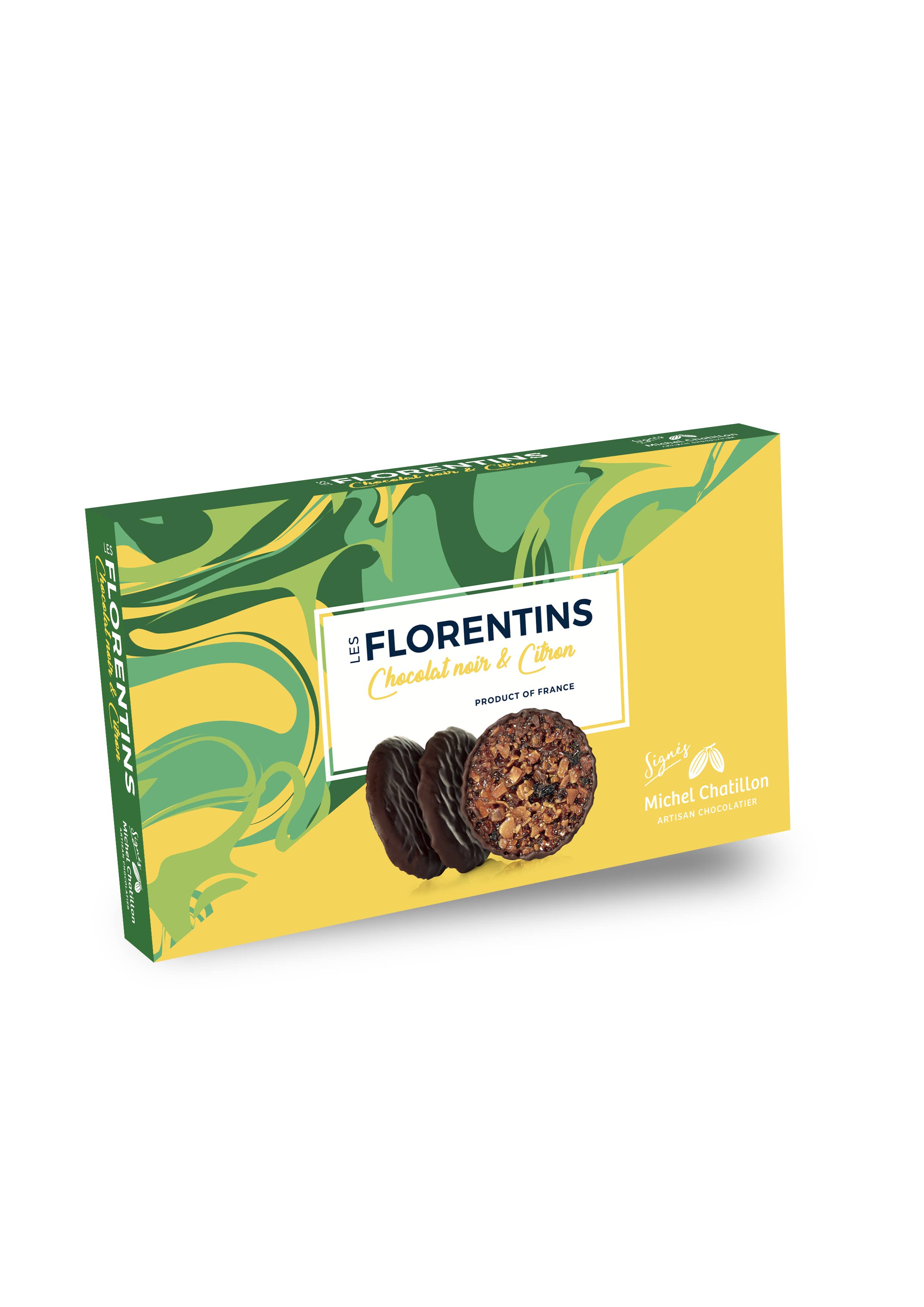 Maison de florentins - Wholesale Chocolate Covered Sweets - FLORENTINS LEMON AND DARK CHOCOLATE