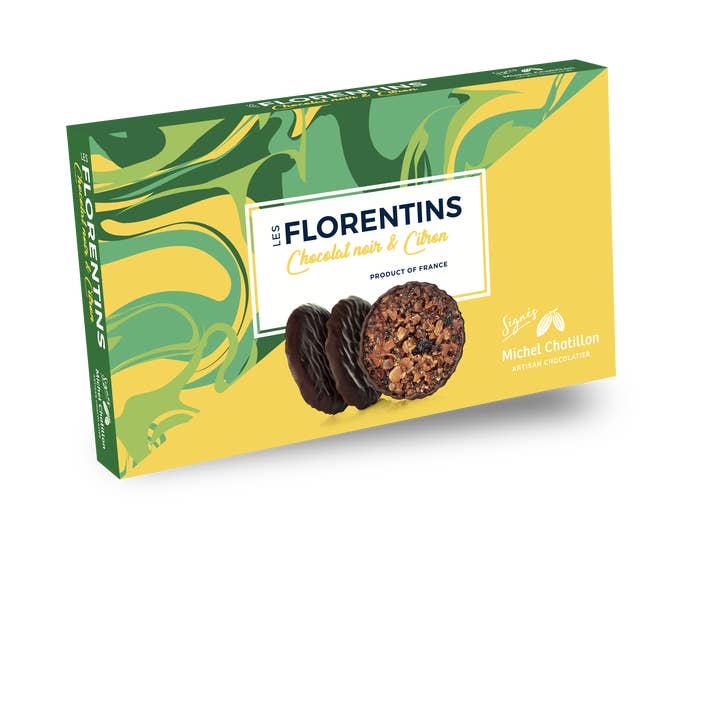 Maison de florentins - Wholesale Chocolate Covered Sweets - FLORENTINS LEMON AND DARK CHOCOLATE0