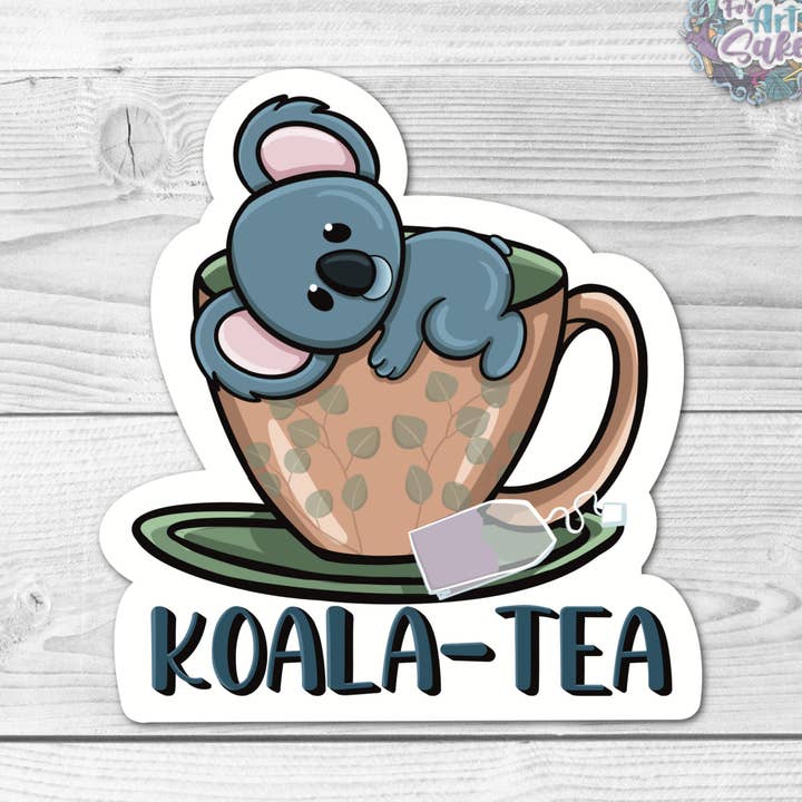 Koala-Tea for wholesale by For Art Sake Stickers