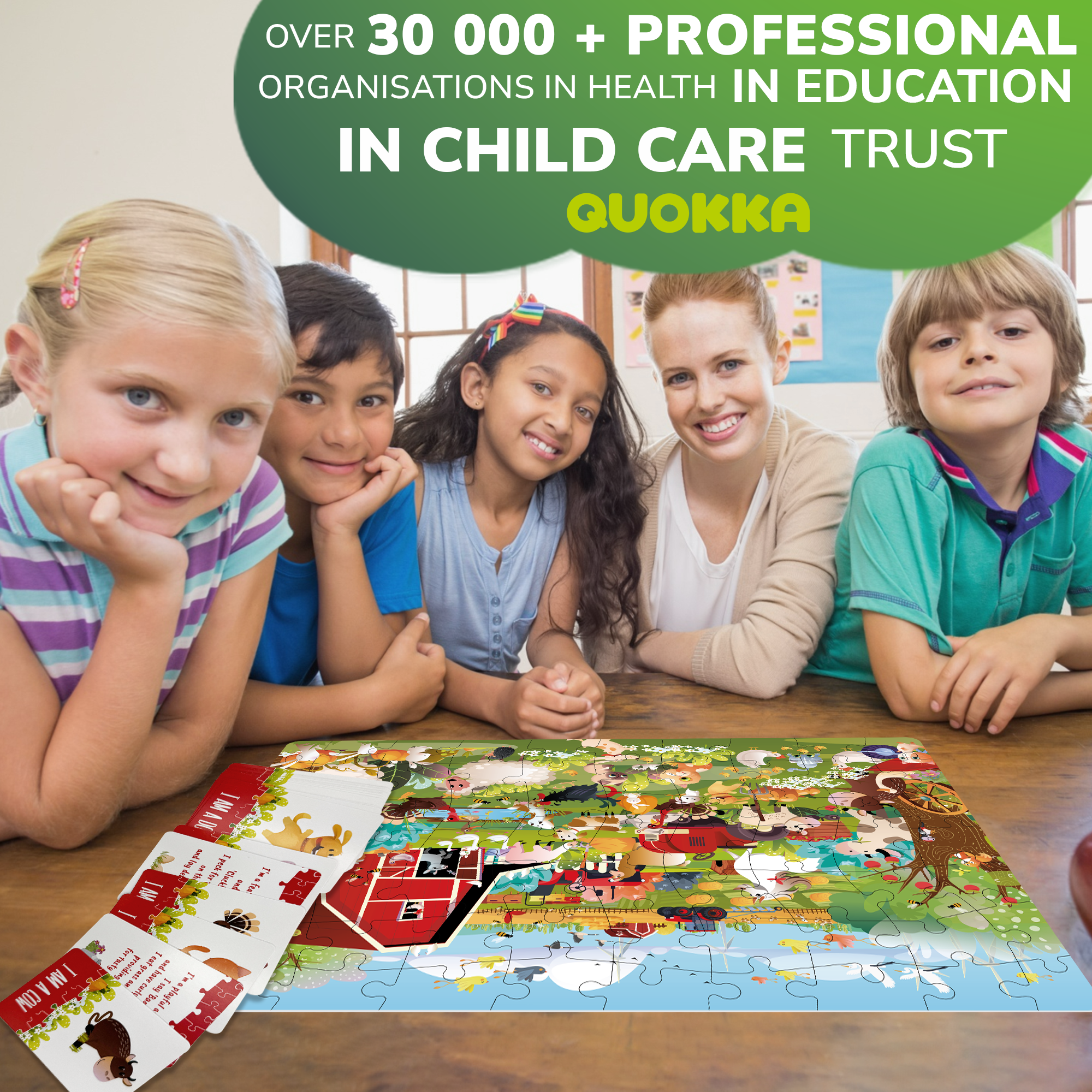 QUOKKA - Wholesale Puzzle - Kids - Search and Find Puzzle with Cards | Farm6