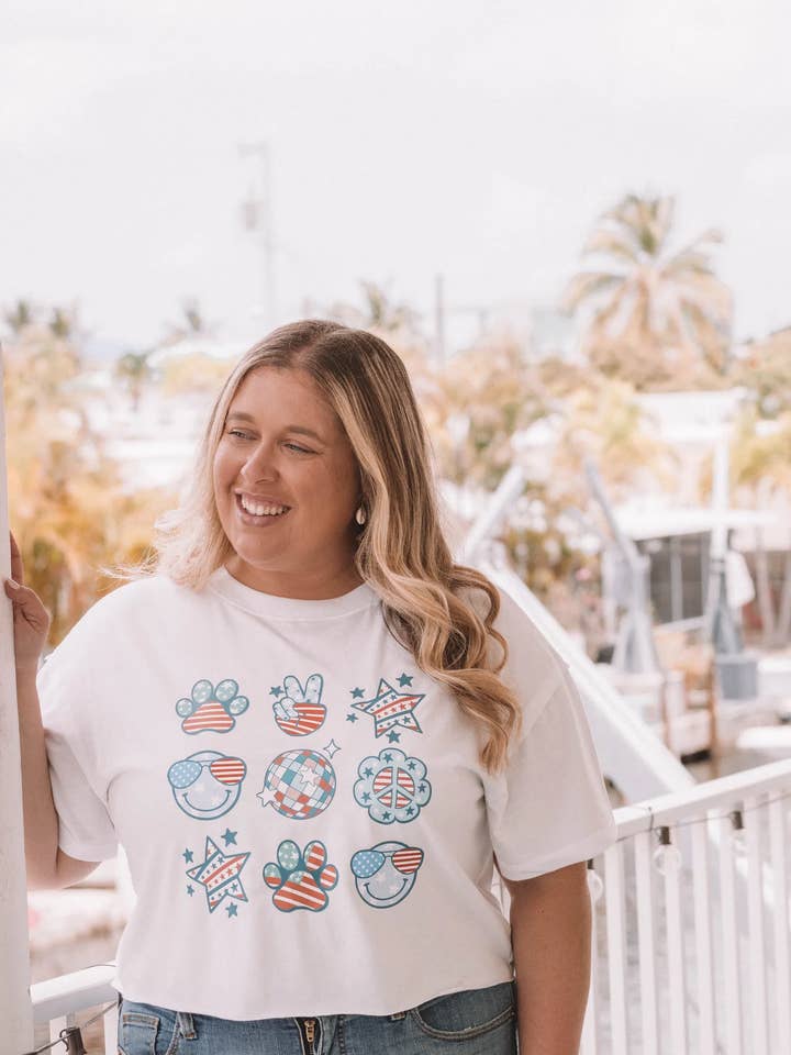 Fourth of July Party In The USA Tee for wholesale by Sandy Paws