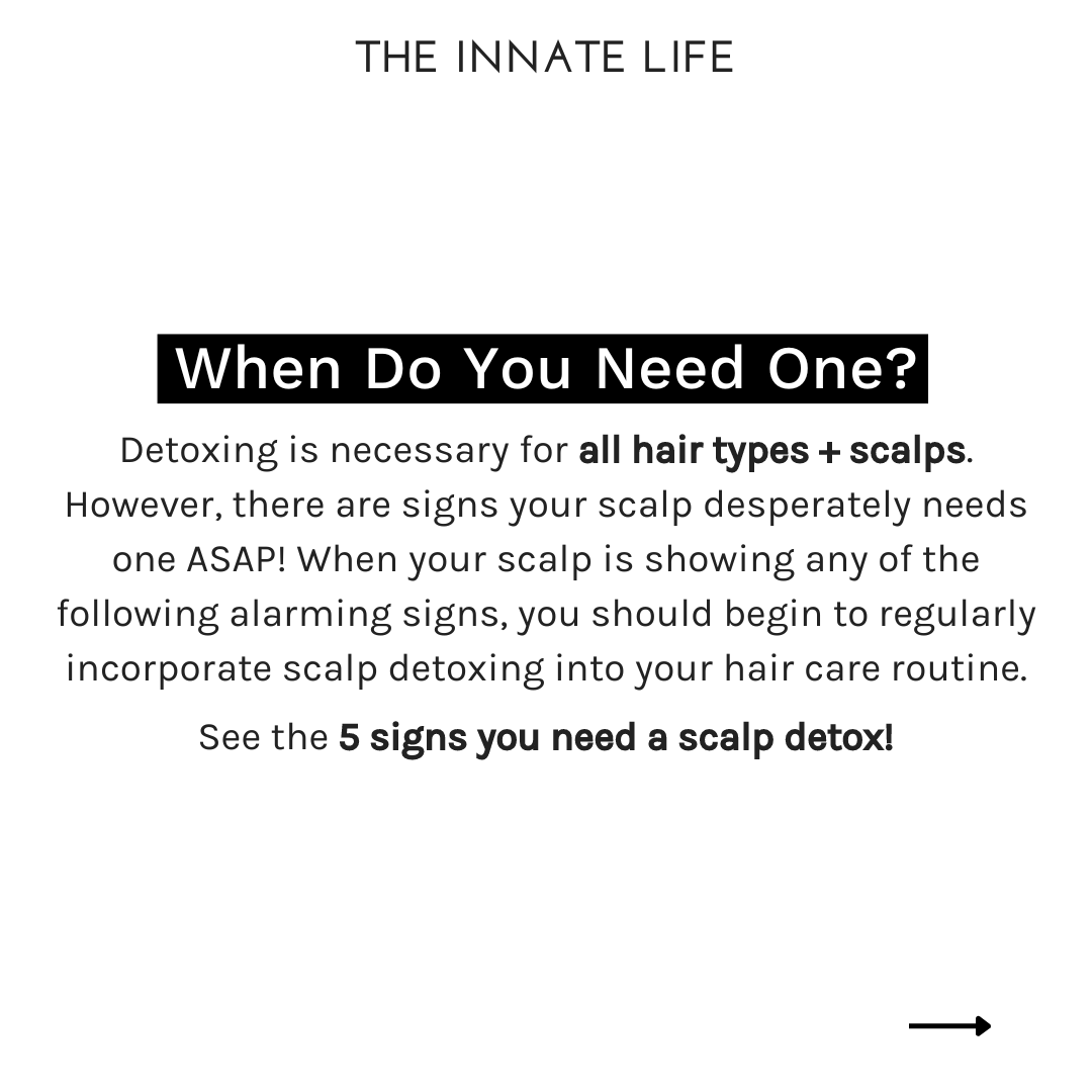 The Innate Life - Wholesale Scalp/Hair Treatment - CHARCOAL SCALP DETOX5
