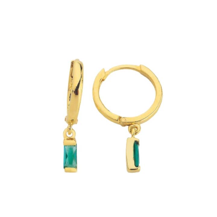 BLAZE GOLD HOOPS for wholesale by Sestra Jewelry