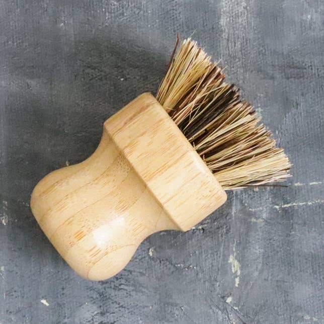 Plantish - Wholesale Cleaning Brush - Sisal & Palm Pot Scrubber0