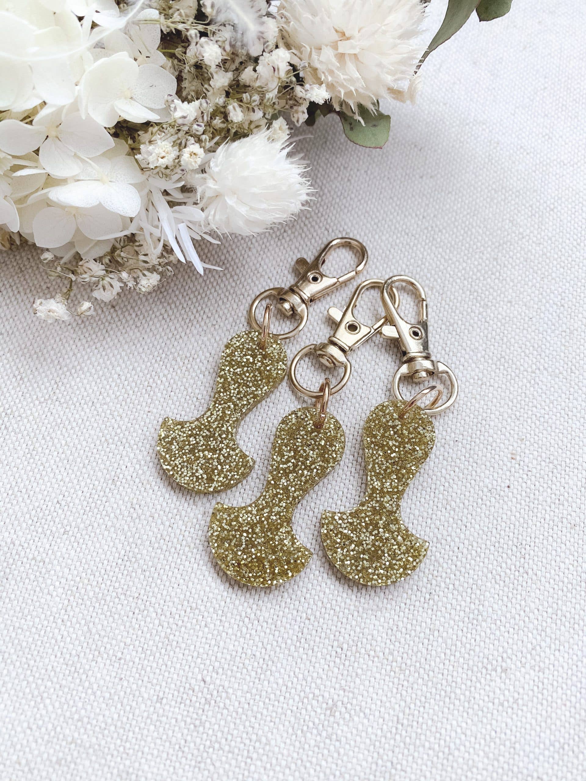 Chuckle & Wood - Wholesale Keychain – Women's - Trolley Tokens - Glitter15