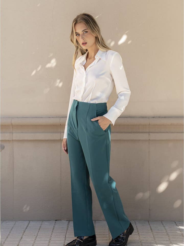 High-waisted suit pants for wholesale by Dioxide