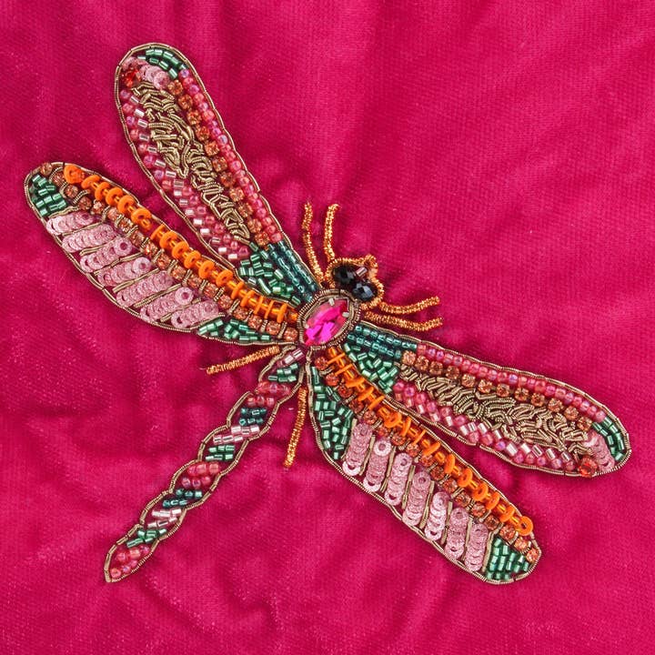 My Doris - Wholesale Pouch - Women's - PINK DRAGONFLY MEDIUM POUCH2