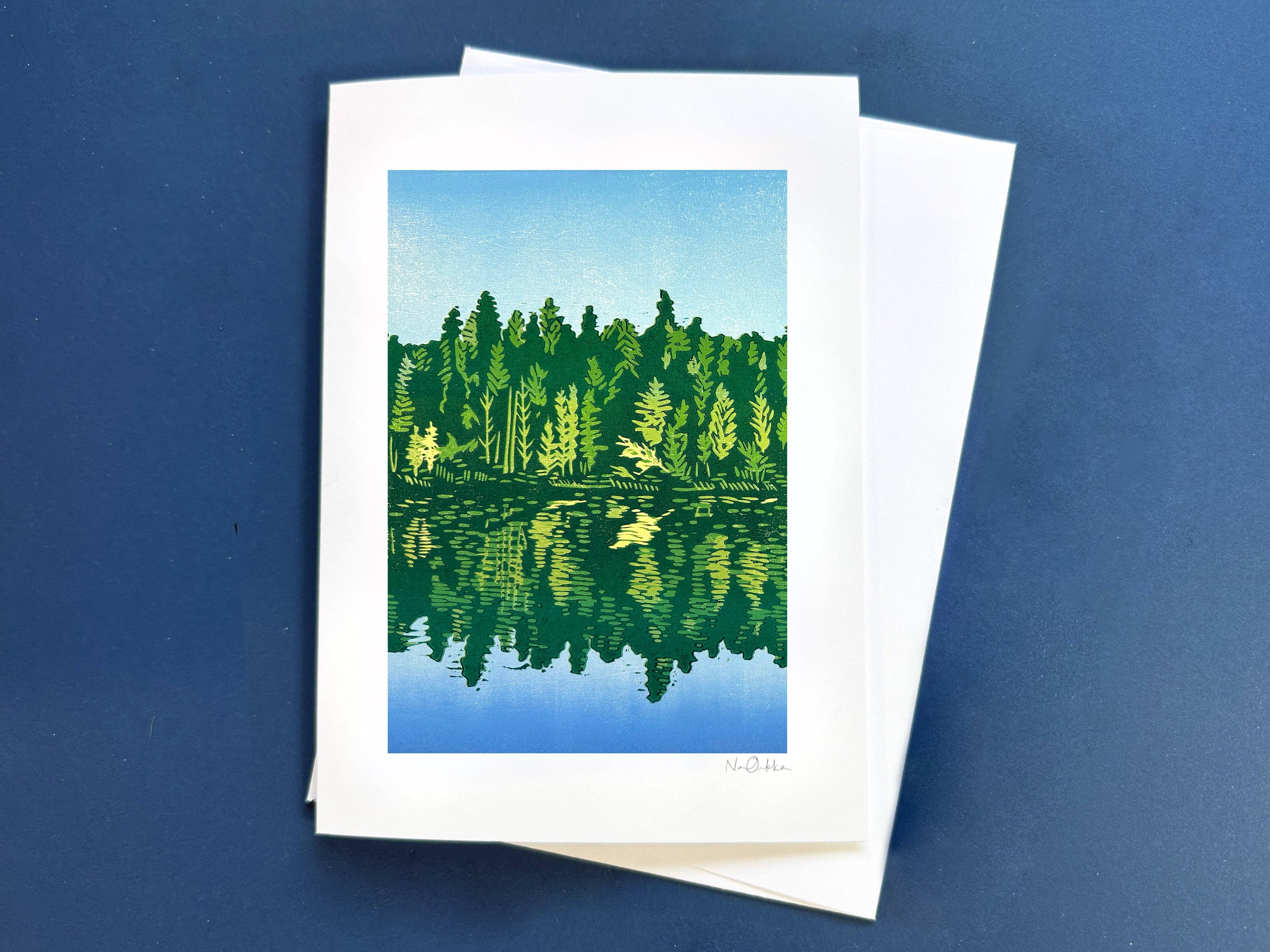 Nan Onkka Prints - Wholesale Everyday Greeting Card - Moment of Reflection Greeting Card1