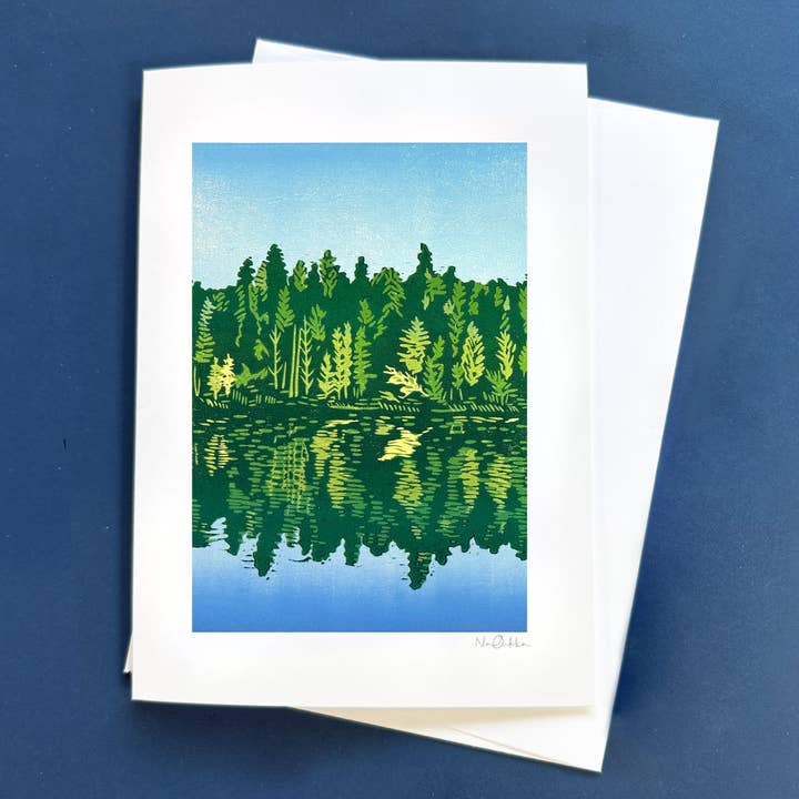 Nan Onkka Prints - Wholesale Everyday Greeting Card - Moment of Reflection Greeting Card1