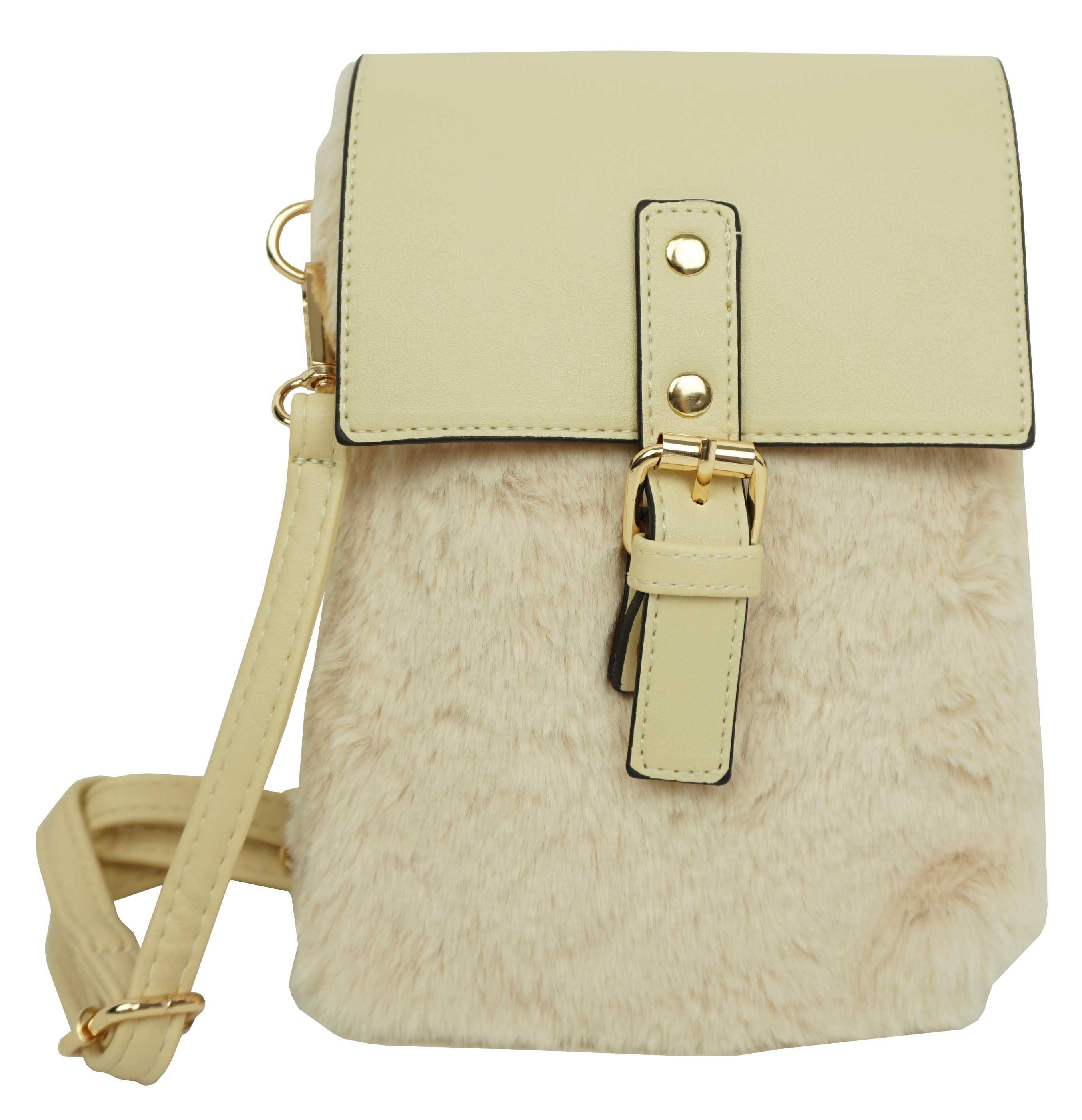 Anais - Wholesale Messenger Bag - Women's - Small faux fur crossbody bag S02352