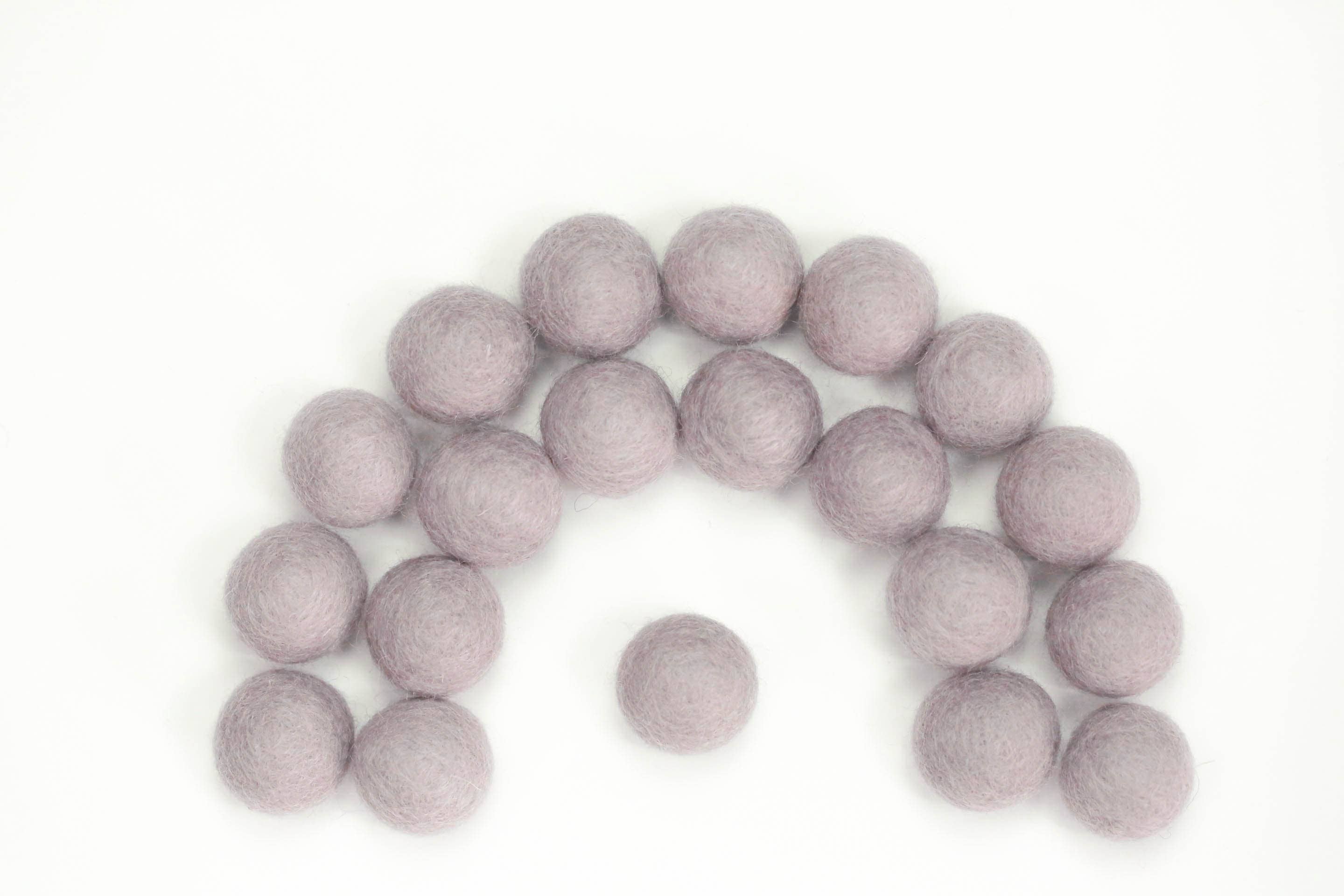The Felt Pod - Wholesale Craft Supplies - 2.5 cm Felt Balls 100 Pieces -for DIY Garland Wool Beads40